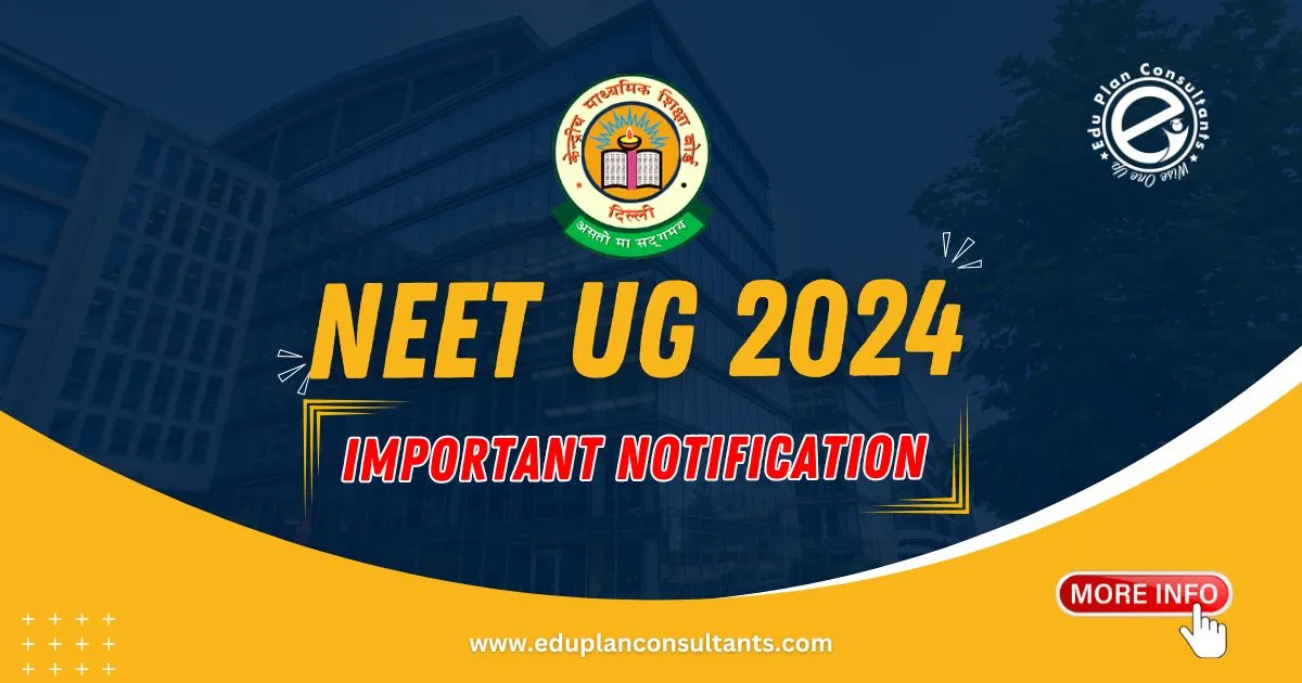 Edu Plan Consultants-The Revised Rules for NEET UG 2024 offers new opportunities for students