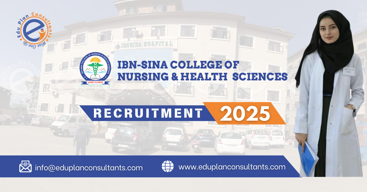 Edu Plan Consultants-Job Opportunities at IBN Sina College of Nursing and Health Science