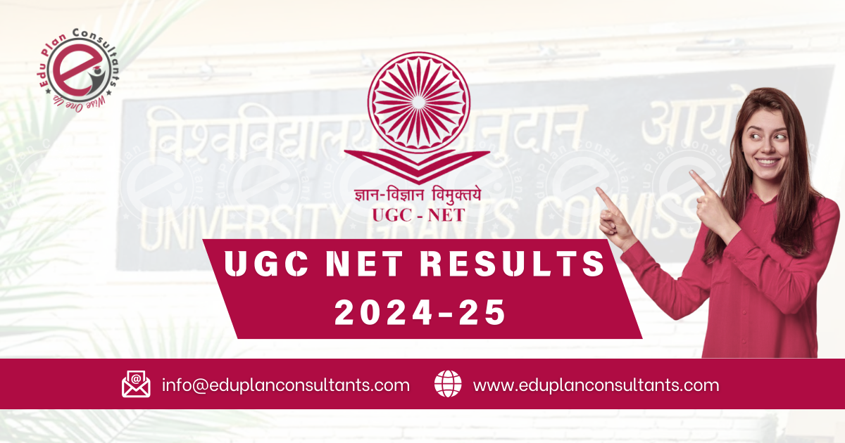 Edu Plan Consultants-UGC NET Results December 2024 Announced