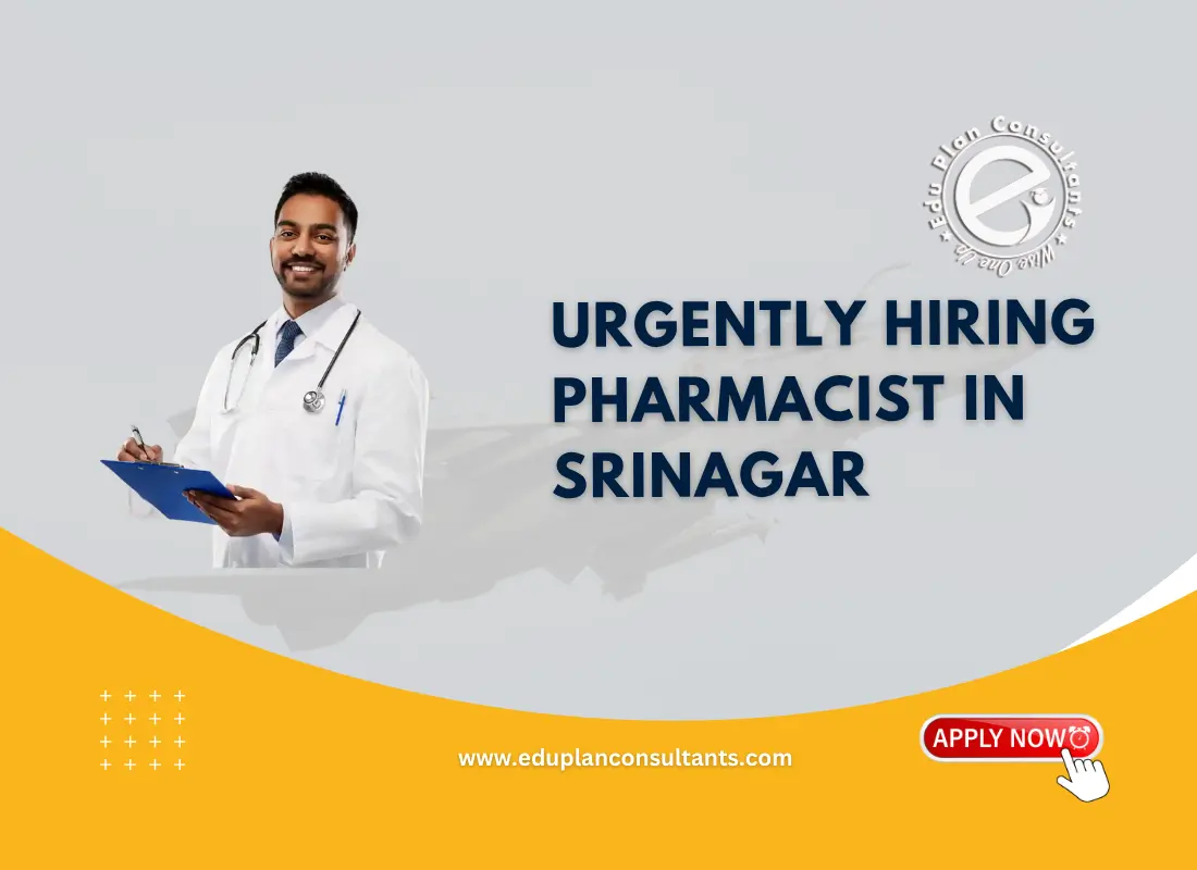 Pharmacist Job Vacancy in Rajbagh Srinagar | City Medicate Store Hiring