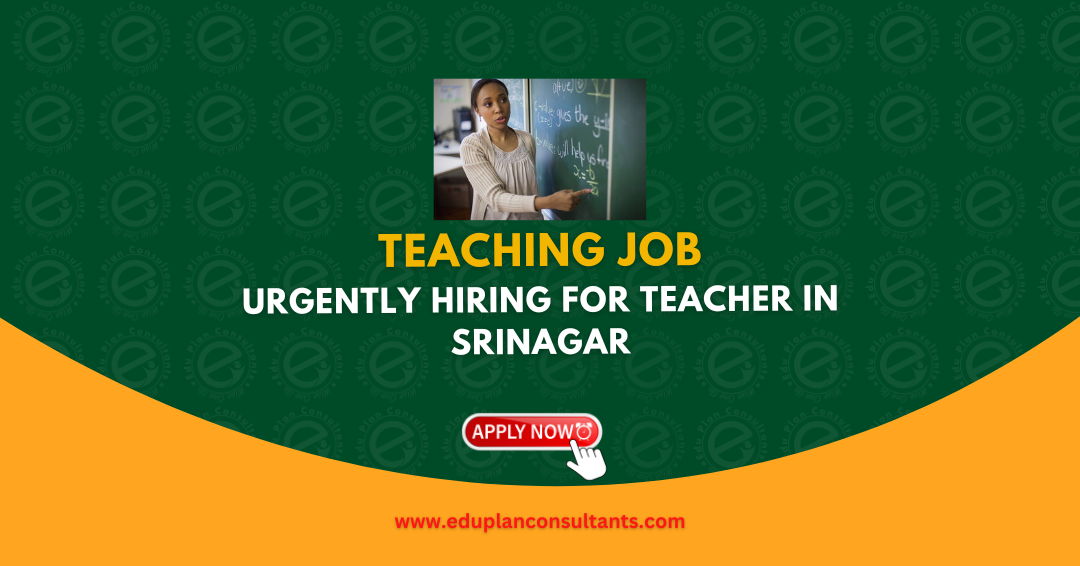 Teacher Job Vacancies in Srinagar | New Life Line Educational Institute Hiring