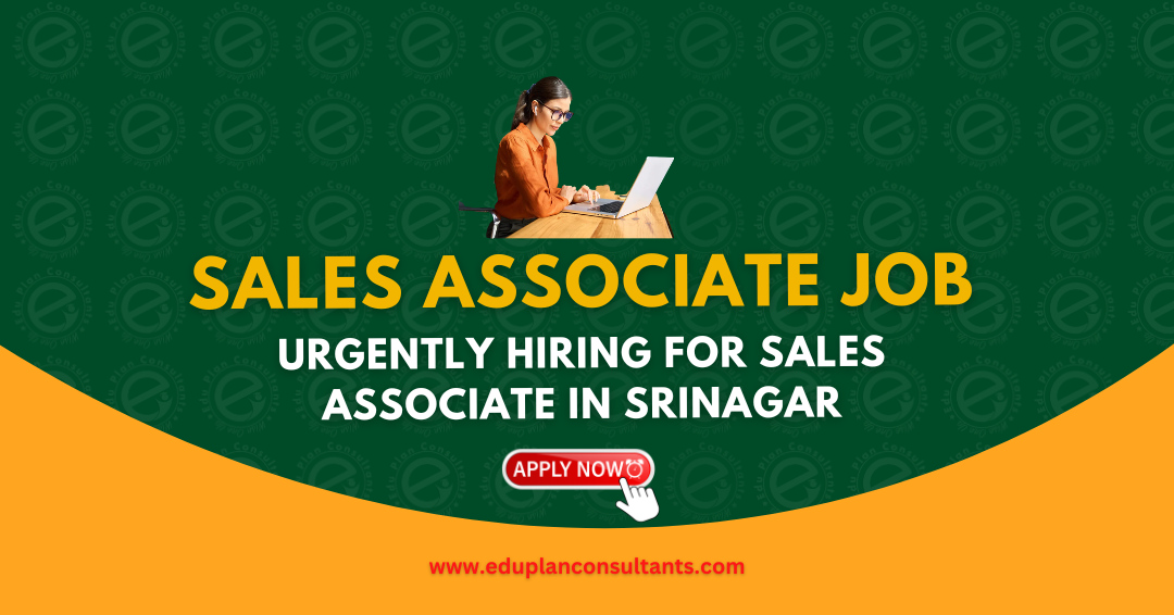 Sales Associate Job in Srinagar | Premium Kids Store Hiring at Minylo Kids